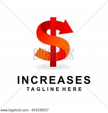 Increases Logo With Dollar Symbol, Increases Logo