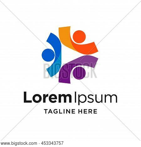 Team Logo With Play Button Concept, Team Logo