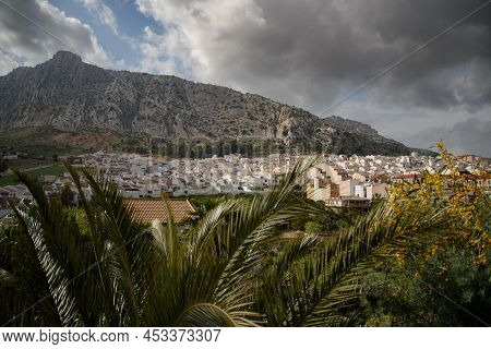 View Of The Old Town Of Alora In Andalusia, Spain