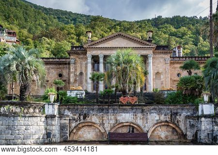 Abkhazia, September 29, 2019: Winter Theatre In Gagra, Abkhazia, Caucasus