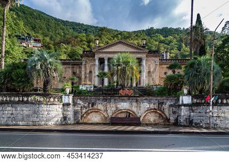 Abkhazia, September 29, 2019: Winter Theatre In Gagra, Abkhazia, Caucasus