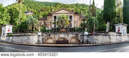 Abkhazia, September 29, 2019: Winter Theatre In Gagra, Abkhazia, Caucasus