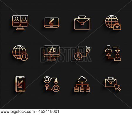 Set Line Mute Microphone On Mobile, Project Team Base, Video Chat Conference, Online Working, Camera