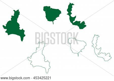 Chafarinas Islands (kingdom Of Spain, Mediterranean Sea) Map Vector Illustration, Scribble Sketch Za