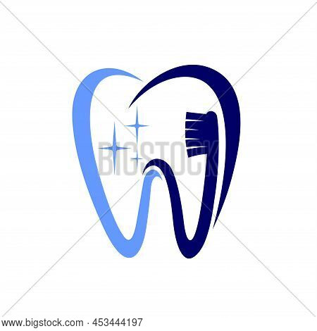 Dental Logo With Toothache Concept, Dental Logo