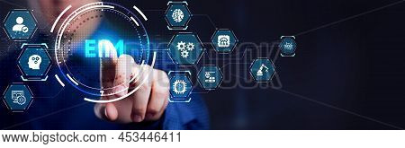 Eim Enterprise Information Management System. Business, Technology, Internet And Network Concept.