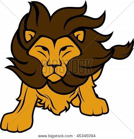 Lion vektor ClipArt