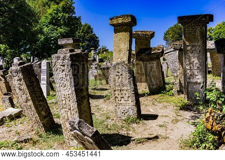 Ancient Rajac Cemetary Near Rajac Village In Serbia