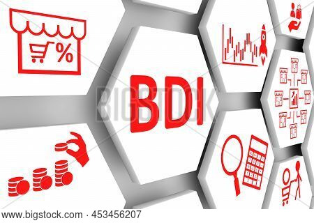 Bdi Concept Cell Background 3d Render Illustration