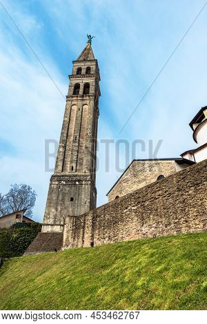 Cathedral Of The Small Town Of Oderzo (duomo Di San Giovanni Battista, Saint John Baptist) With The 
