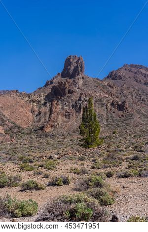 View From The Boca Tauce Viewpoint In The Teide Natural Park In Tenerife, Canary Islands