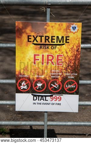 Crowthorne, United Kingdom, 20th April 2022:- A Sign Near Broadmoor High Security Hospital Reading E