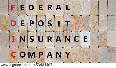 Fdic Federal Deposit Insurance Corporation Symbol. Concept Words Fdic Federal Deposit Insurance Corp