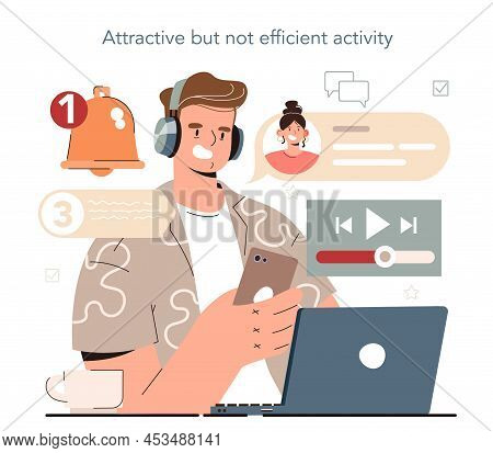 Hyperfocus Idea, How To Become More Efficient. Intense Form Of Mental