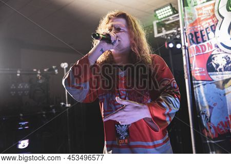 Livonia, Michigan -usa- April 23, 2022: Redd Performing Live At Astronomicon 5