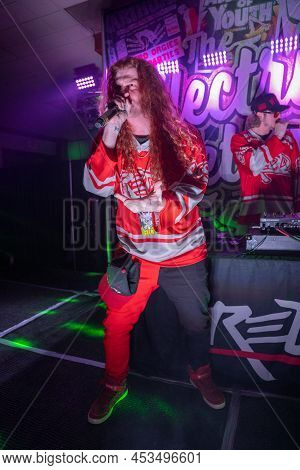 Livonia, Michigan -usa- April 23, 2022: Redd Performing Live At Astronomicon 5