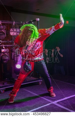 Livonia, Michigan -usa- April 23, 2022: Redd Performing Live At Astronomicon 5