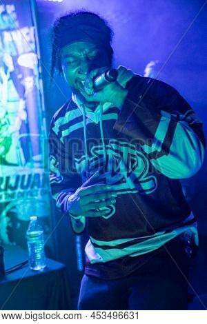Livonia, Michigan -usa- April 23, 2022: Redd Performing Live At Astronomicon 5