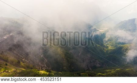 Amazing View Of Mountain In Albanian Alps