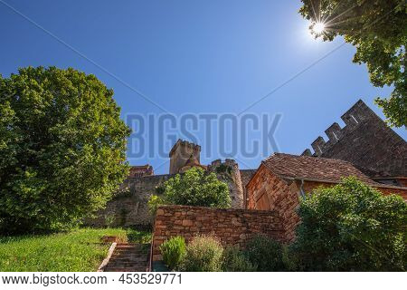 Defensive Complex Chateau De Castelnau-bretenoux And Chapell Located Behind Second Triangle Perimete
