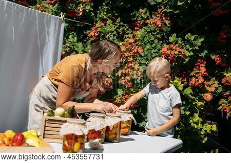 How To Store And Preserve Vegetables For Long Time. Canning And Preserve Vegetables From Garden. Hap