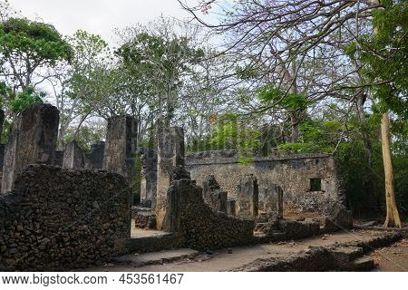 The Fascinating Gedi Ruins Located In Between The Lush Vegetation Of Watamu, Kenya