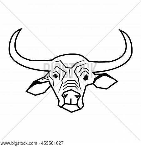 Cow Icon Vector. Flat Icon Stock. Vector Illustration On White Background.