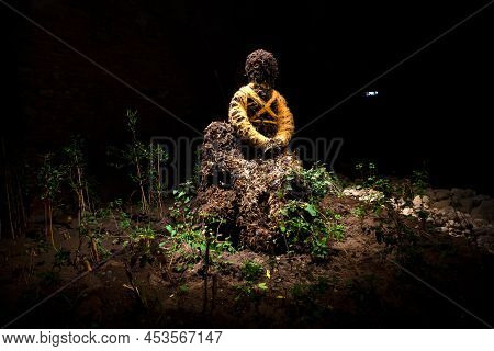 Venice, Italy - April 20: Precious Okoyomon, Installation View Of To See The Earth Before The End Of