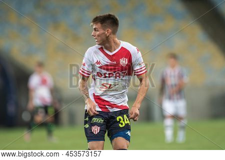 Rio, Brazil - April 26, 2022: Kevin Zenon Player In Match Between Fluminense Vs Union Santa Fe By Th