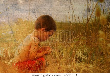 Enfant dans la Nature