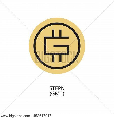 Stepn Gmt Cryptocurrency Logo Icon Simple Vector