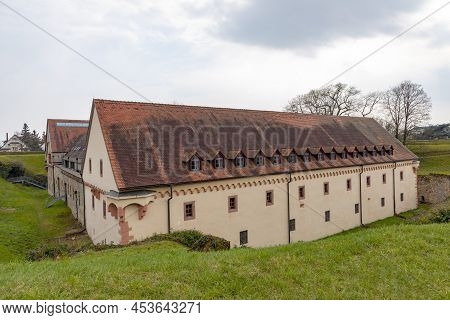 View To Historic Rüsselsheim Fortress Dating Back To 15th Century