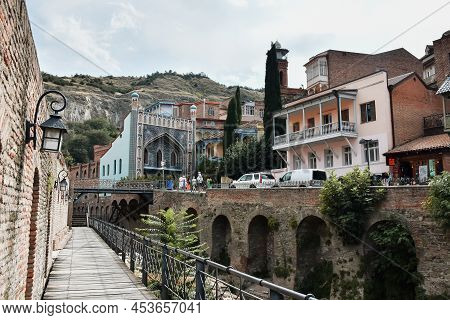 Old Quarter In Tbilisi City, Georgia Country