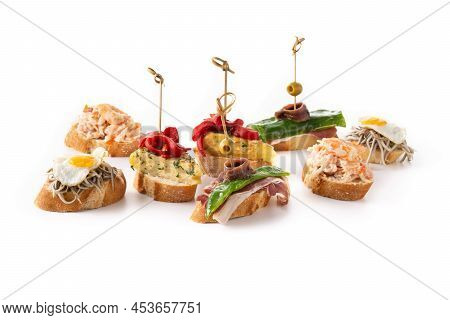 Assortment Of Spanish Pintxos