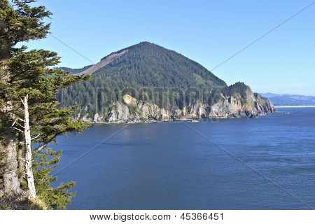 Cape Falcon Viewpoint Oregon Coast.