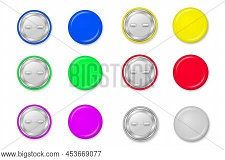 Pinback Badges, Pin Buttons, Circle Tag, Brooch