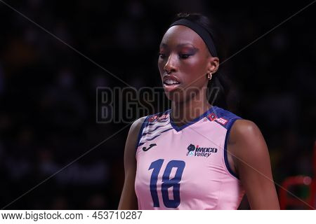 Ankara, Turkey - December 18, 2021: Paola Egonu In Itambe Minas Vs Imoco Volley Conegliano Semifinal