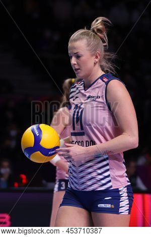 Ankara, Turkey - December 18, 2021: Joanna Wolosz In Itambe Minas Vs Imoco Volley Conegliano Semifin
