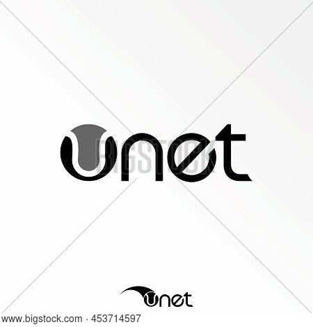 Letter Or Word O Or U Font Like Tennis Ball In Speed Or Move Image Graphic Icon Logo Design Abstract