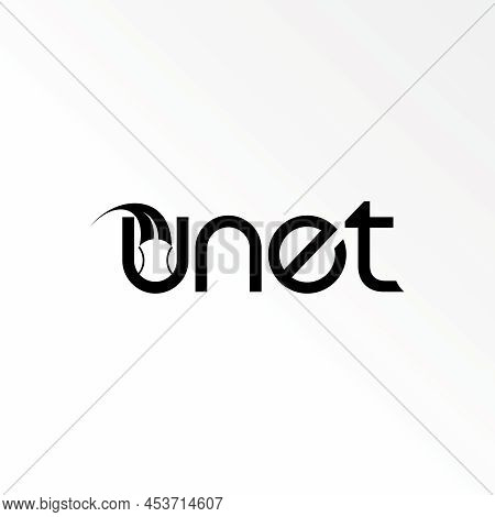 Unique And Simple Letter Or Word U Font With Tennis Ball In Speed Or Move Image Graphic Icon Logo De