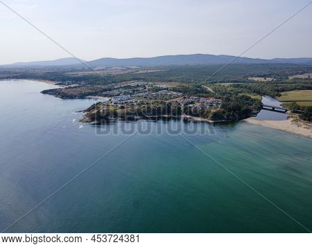 Amazing Aerial View Of South Beach Of Town Of Kiten, Burgas Region, Bulgaria