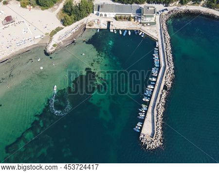 Amazing Aerial View Of South Beach Of Town Of Kiten, Burgas Region, Bulgaria