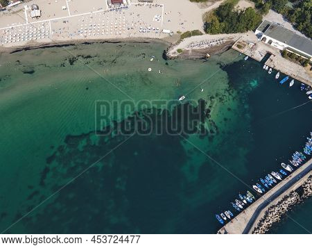 Amazing Aerial View Of South Beach Of Town Of Kiten, Burgas Region, Bulgaria