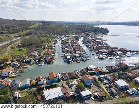 Aerial Panorama Of Chengene Skele - Fishing Village (ribarsko Selishte) Near City Of Burgas, Bulgari