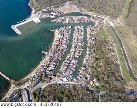 Aerial Panorama Of Chengene Skele - Fishing Village (ribarsko Selishte) Near City Of Burgas, Bulgari