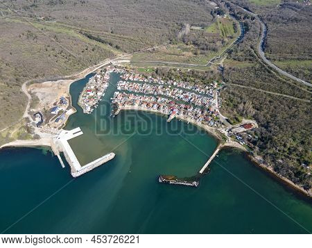 Aerial Panorama Of Chengene Skele - Fishing Village (ribarsko Selishte) Near City Of Burgas, Bulgari