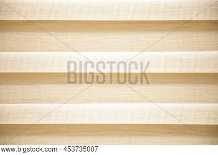 Room Decoration With Plastic Sunblinds Close Up,