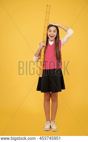Look Over There. Algebra And Geometry. Kid Study Math. Stem Disciplines. Concept Of Education.