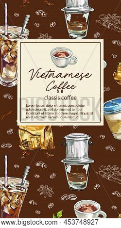 Banners For Advertising Coffee Vector Illustration. Graphic Style Elements: Label, Postcard, Sticker