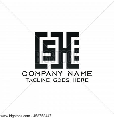 Letter Sh Logo Design Template